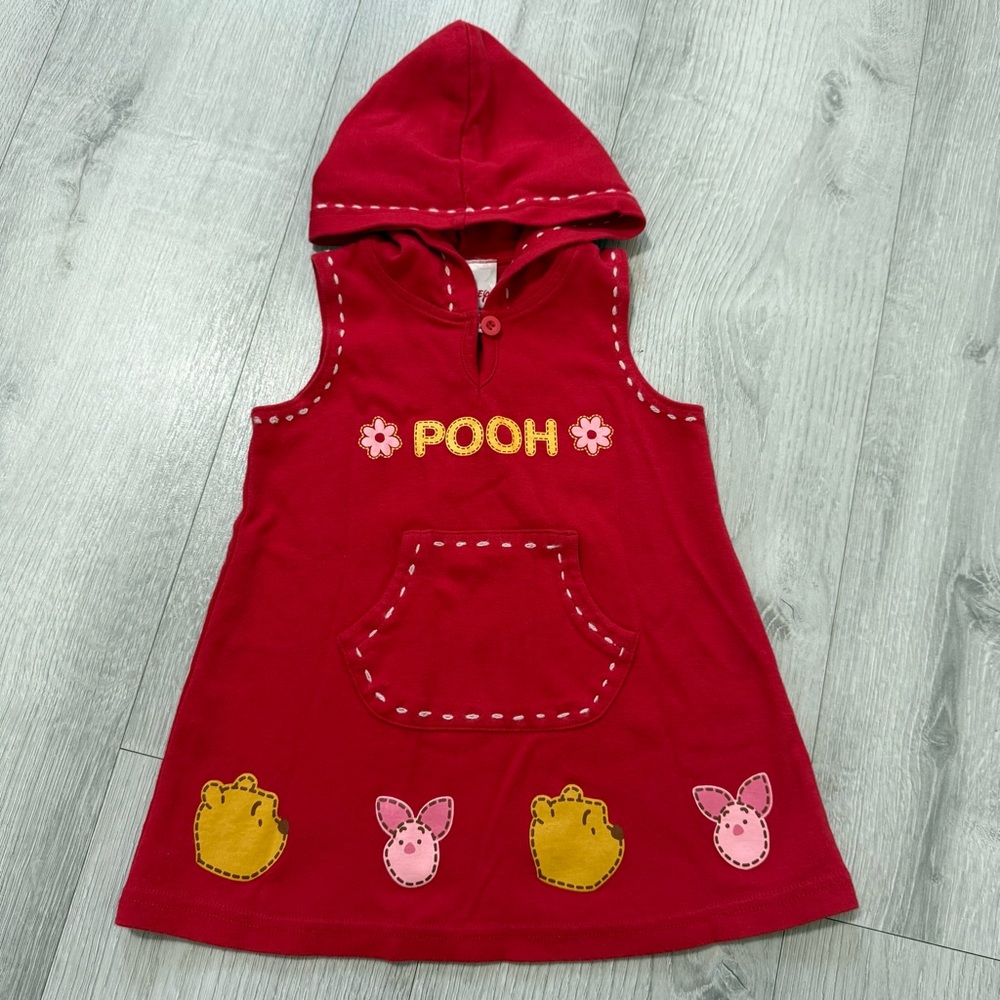 Disney Red Hooded Dress Winnie the Pooh